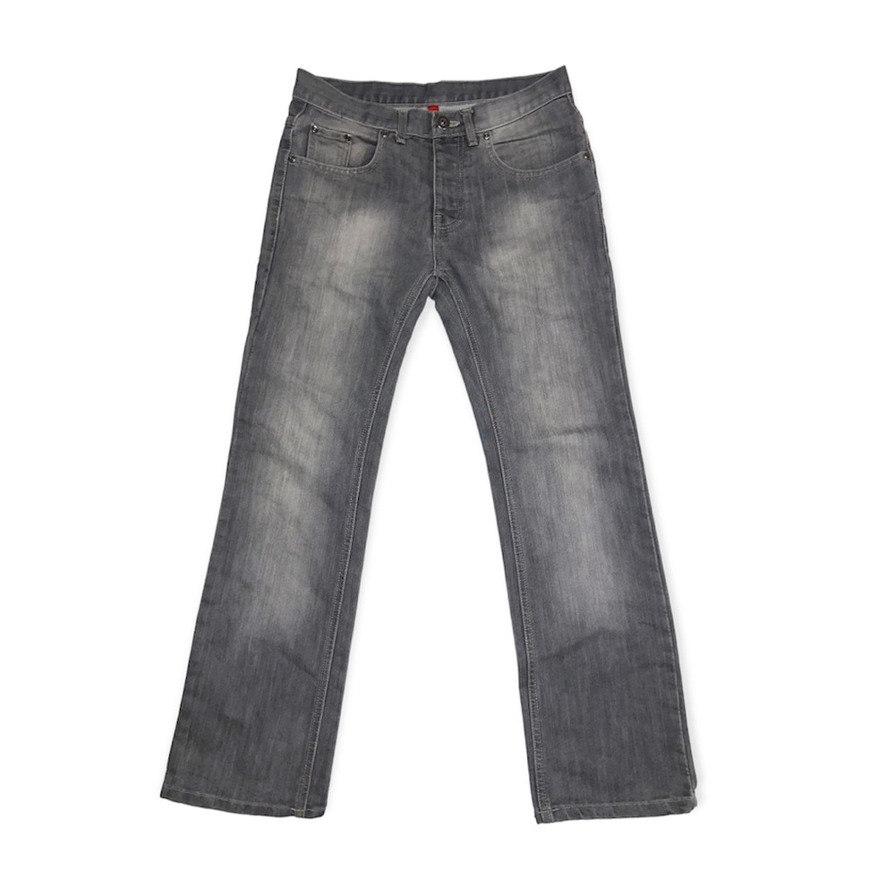 Denim Co men’s grey straight leg jeans